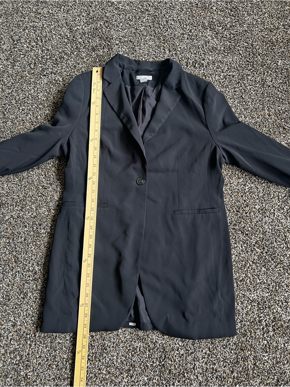 H&M Black Single-Button Women's Blazer - Picture 7 of 10
